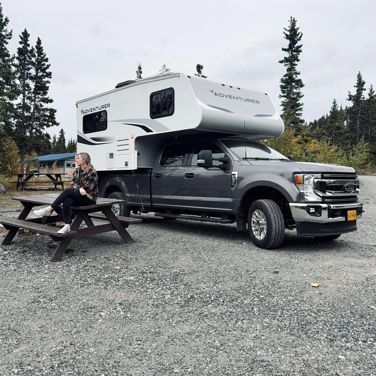 Today is my second day driving around through Alaska with Molly. This month, she&rsquo;s my home. It&rsquo;s still taking some getting used to. Yesterday I went wild camping, and today I&rsquo;m at a &lsquo;campsite&rsquo;. Literally just an empty pa