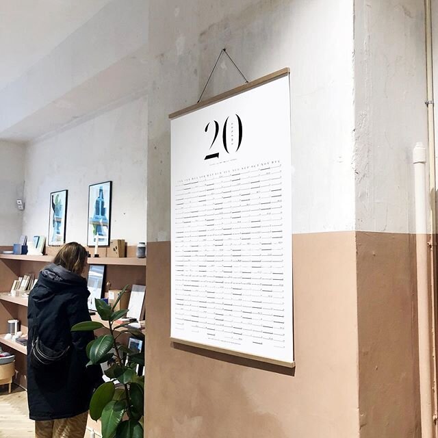 Wall on the Wall🙌 20twenty #kbhavn_calendar #walllplanner #danishdesign #reusableframes #organicpaper #100x70cm