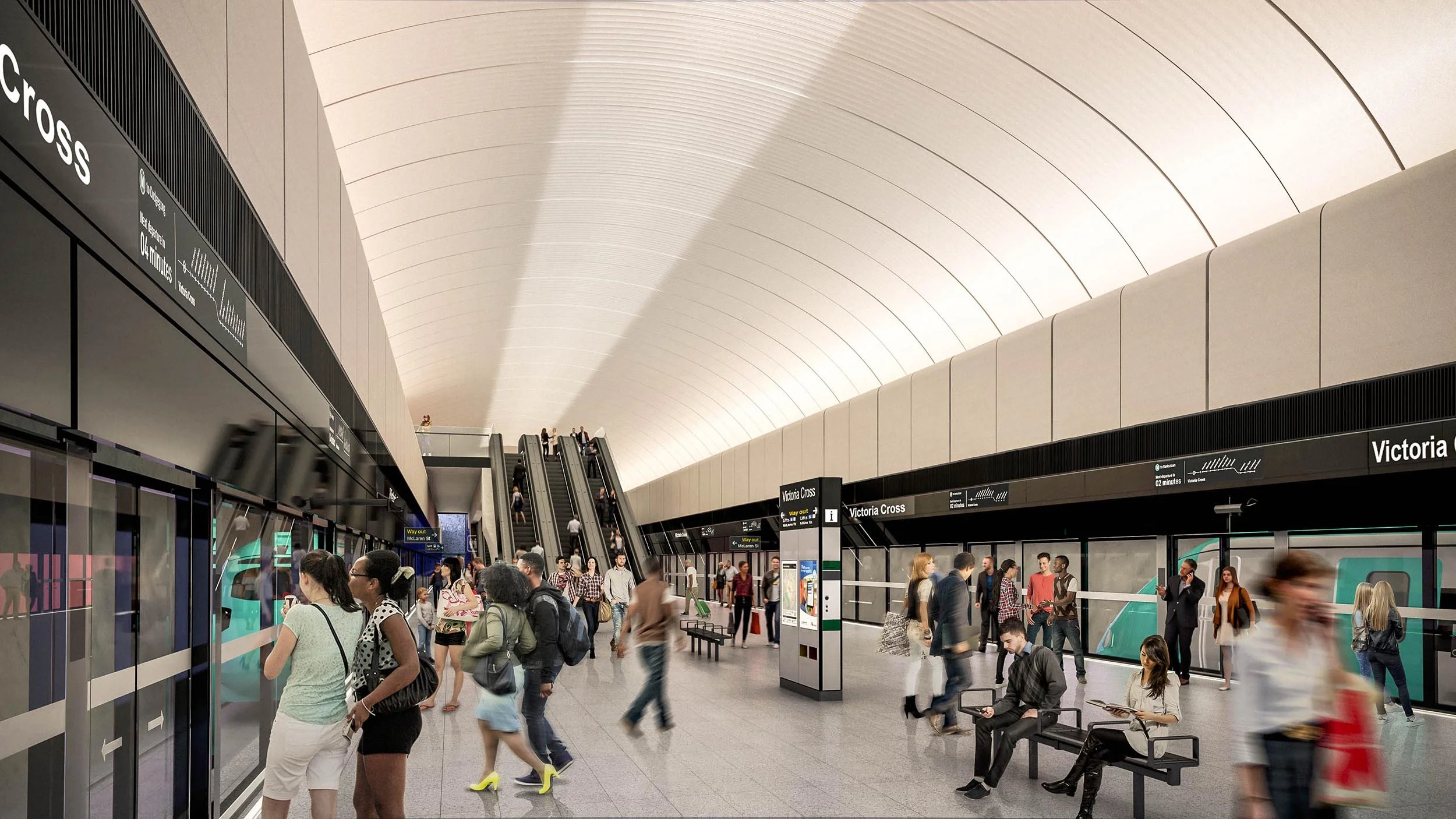 Sydney Metro Update Victoria Cross Station May 2021 YouTube