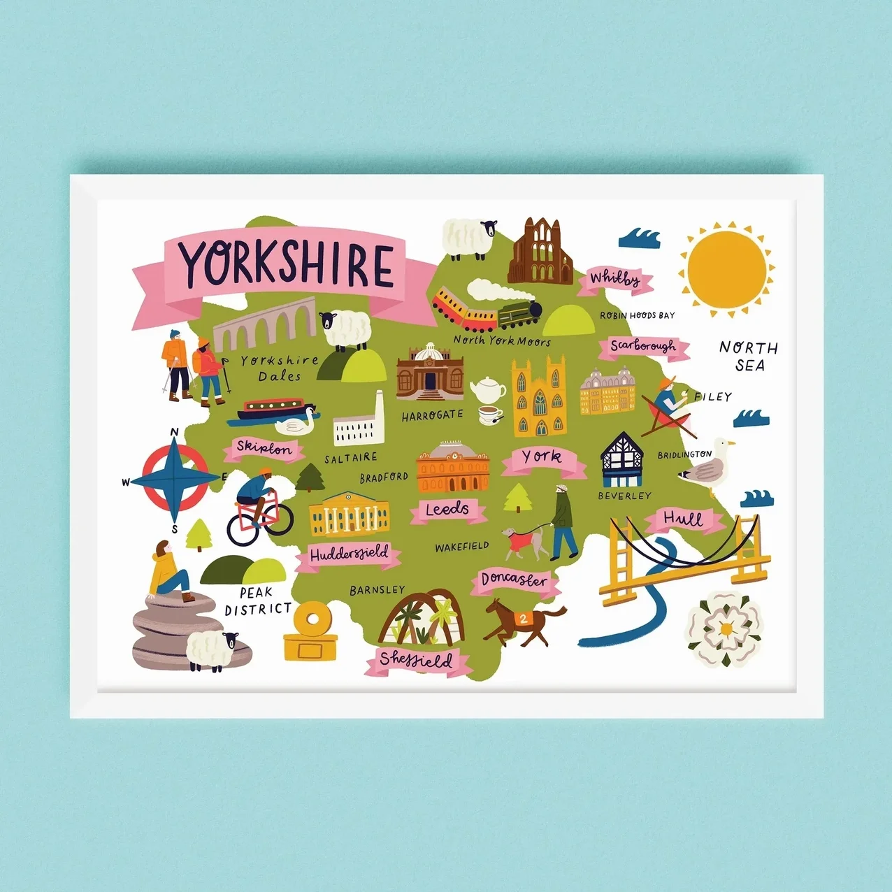 Yorkshire A5 print