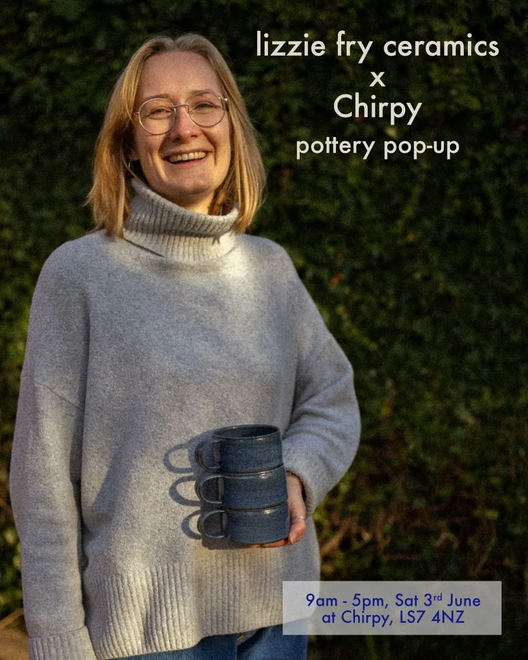 Lizzie Fry Ceramics pops up at Chirpy.