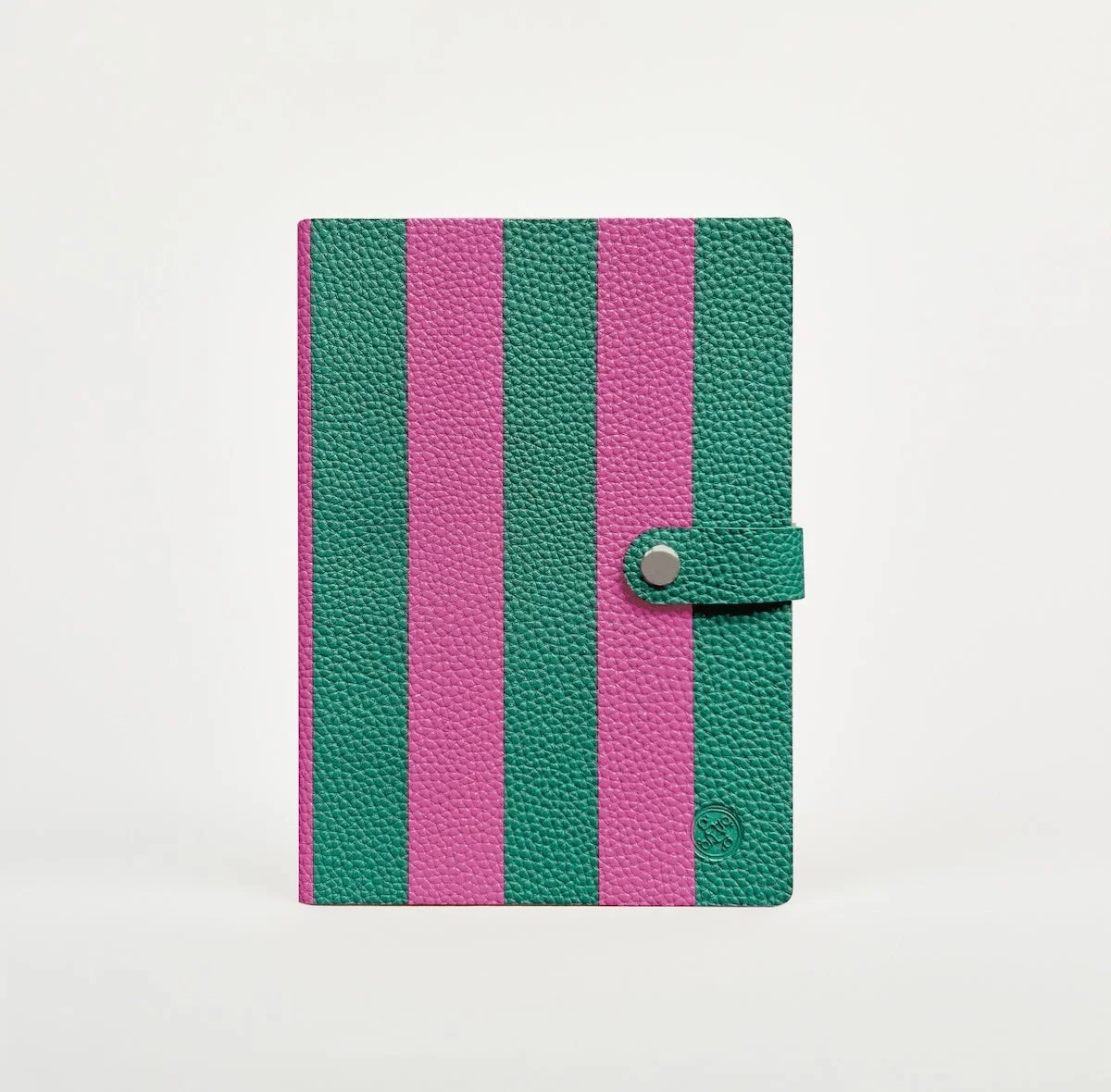 green pink stripe motebook.webp