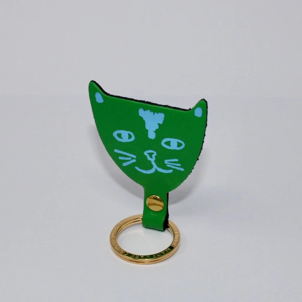 cat keyring green.webp