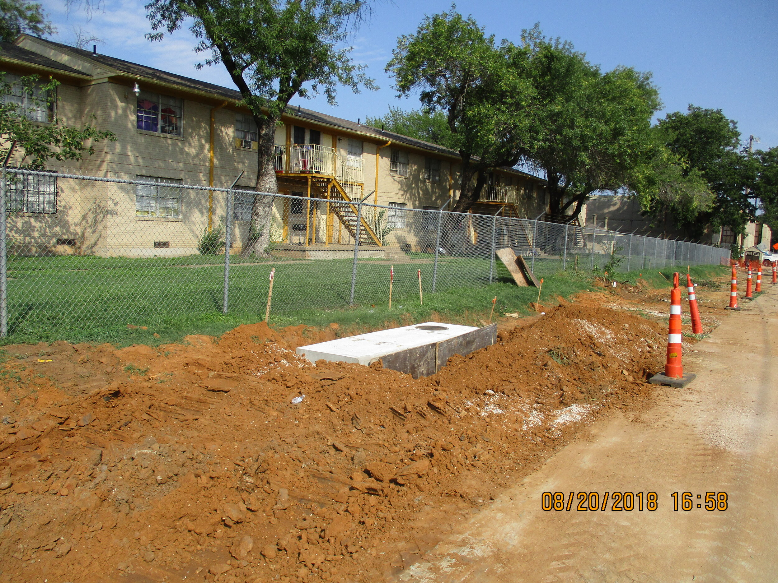 Storm Drain Inlet No. 10 Installed on Barber Avenue