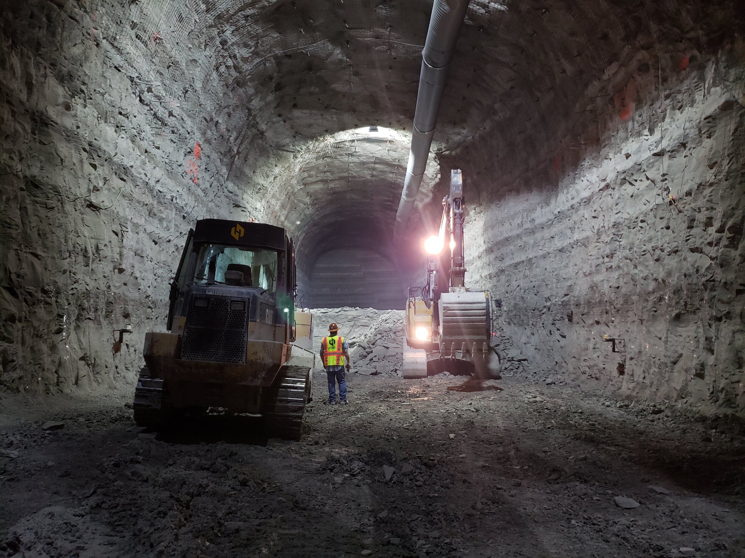 Starter Tunnel Excavation Third Bench