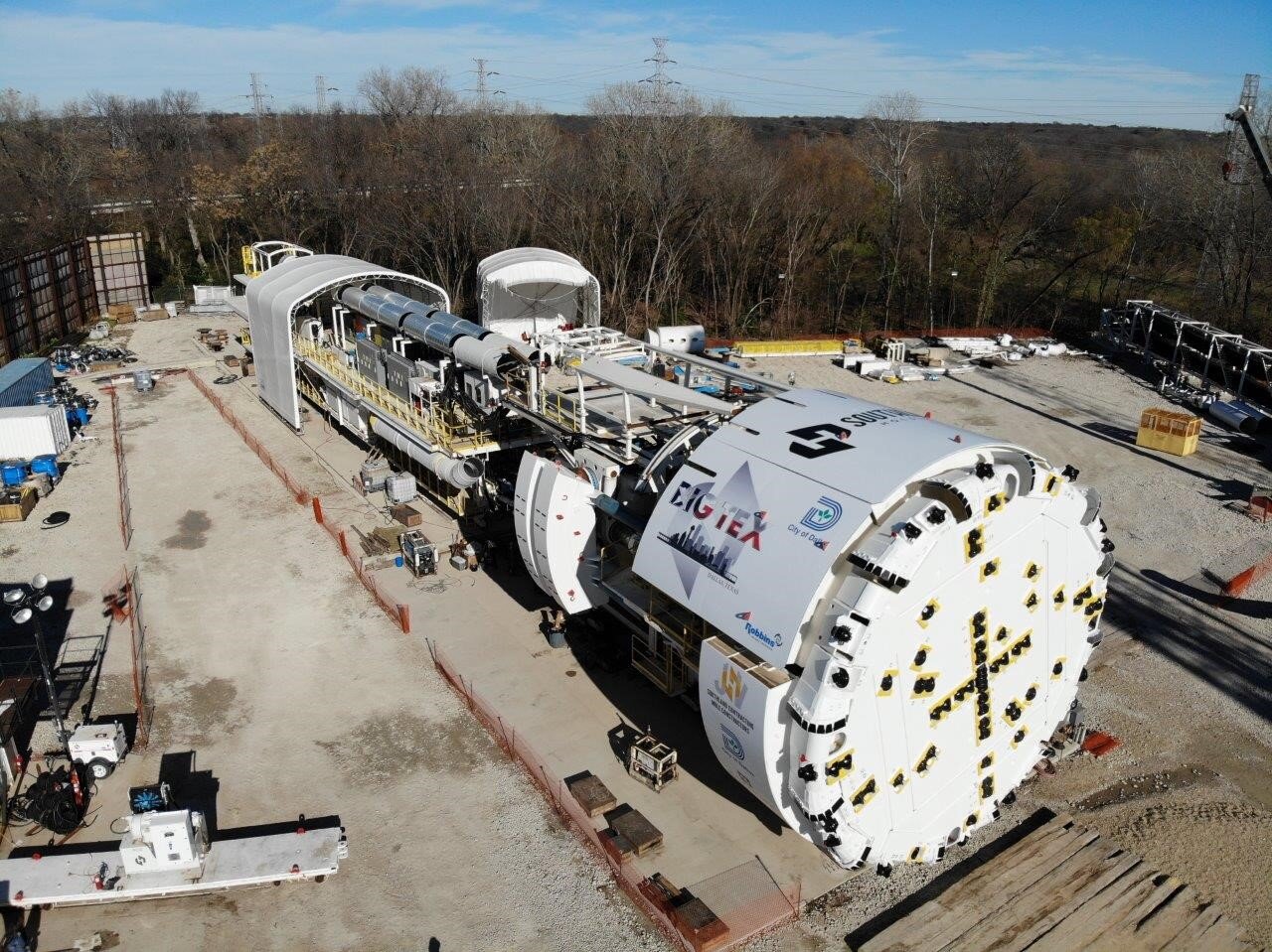 TBM Assembled on the Surface