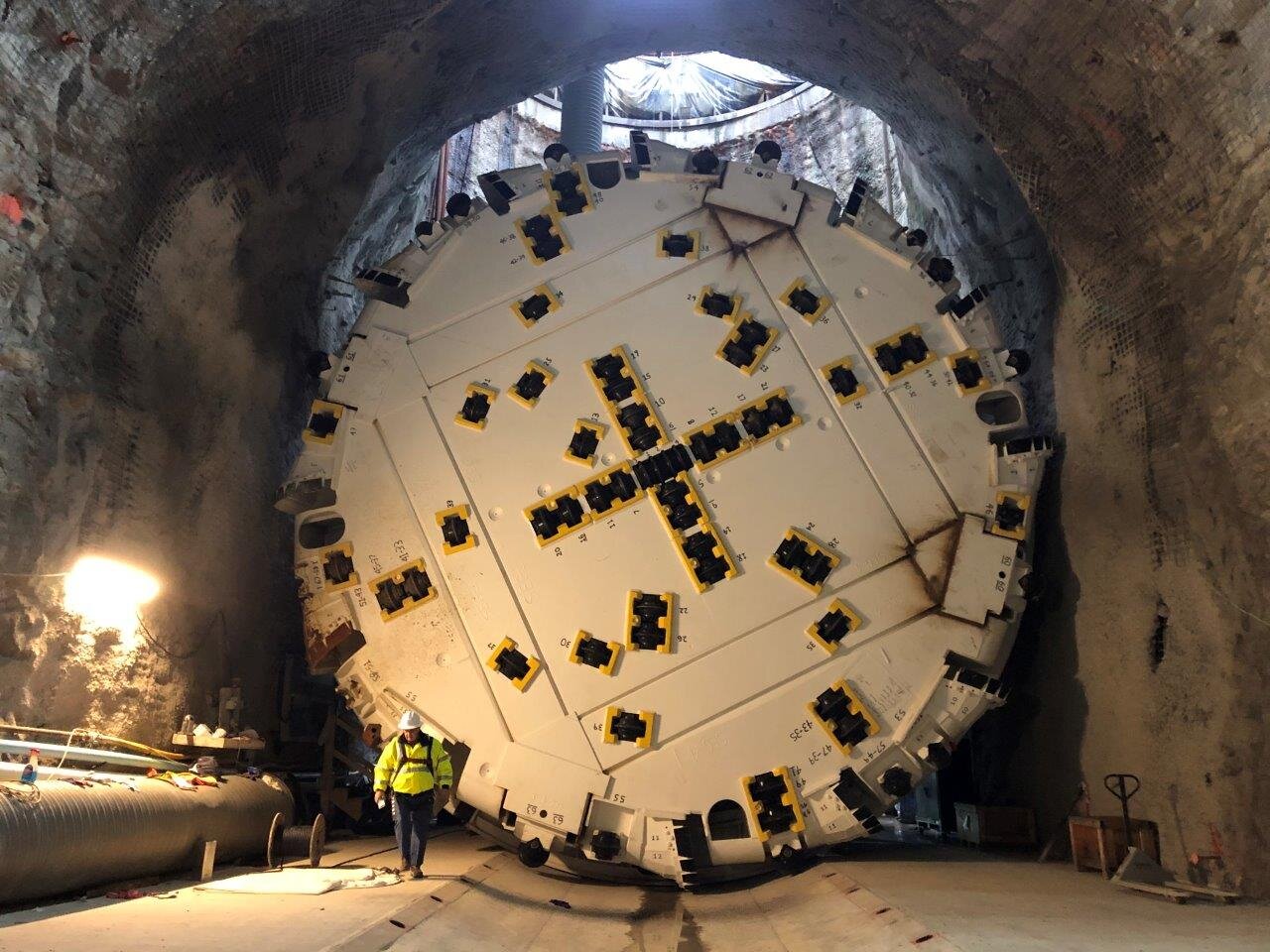  TBM Pushed into the Starter Tunnel
