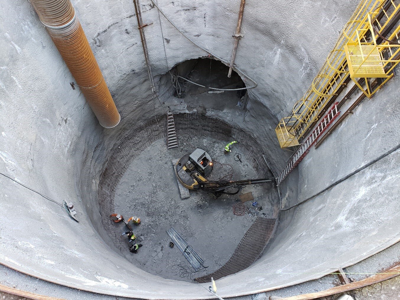 Shaft F - Initial Support Installation