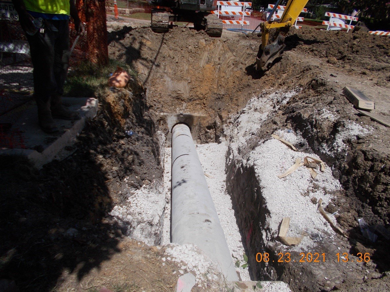 August 2021 - Stormwater Lateral installation in the Junius St. and N. Carroll Ave. intersection