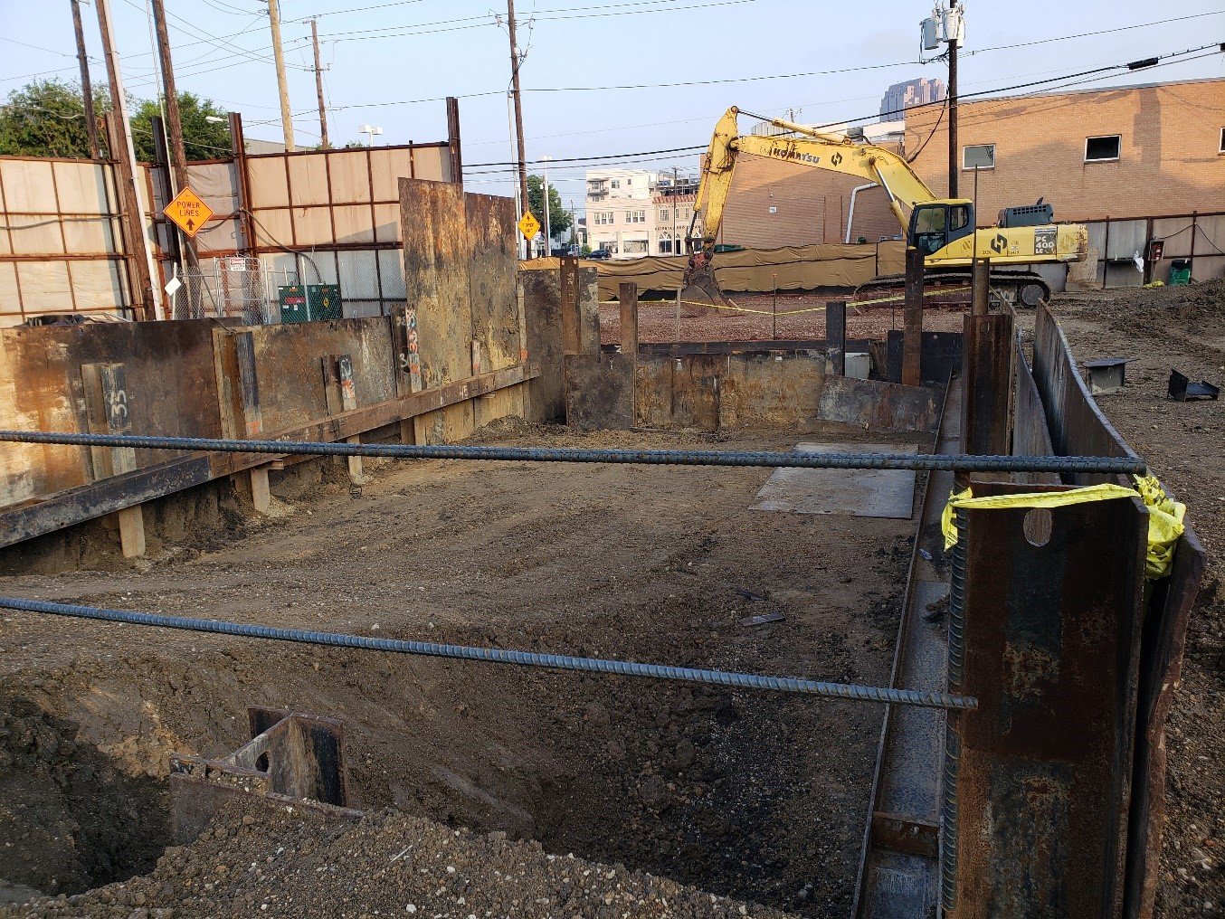 July 2021 - Excavation for the Box Culvert between the Junction Structure and the Shaft Intake Structure