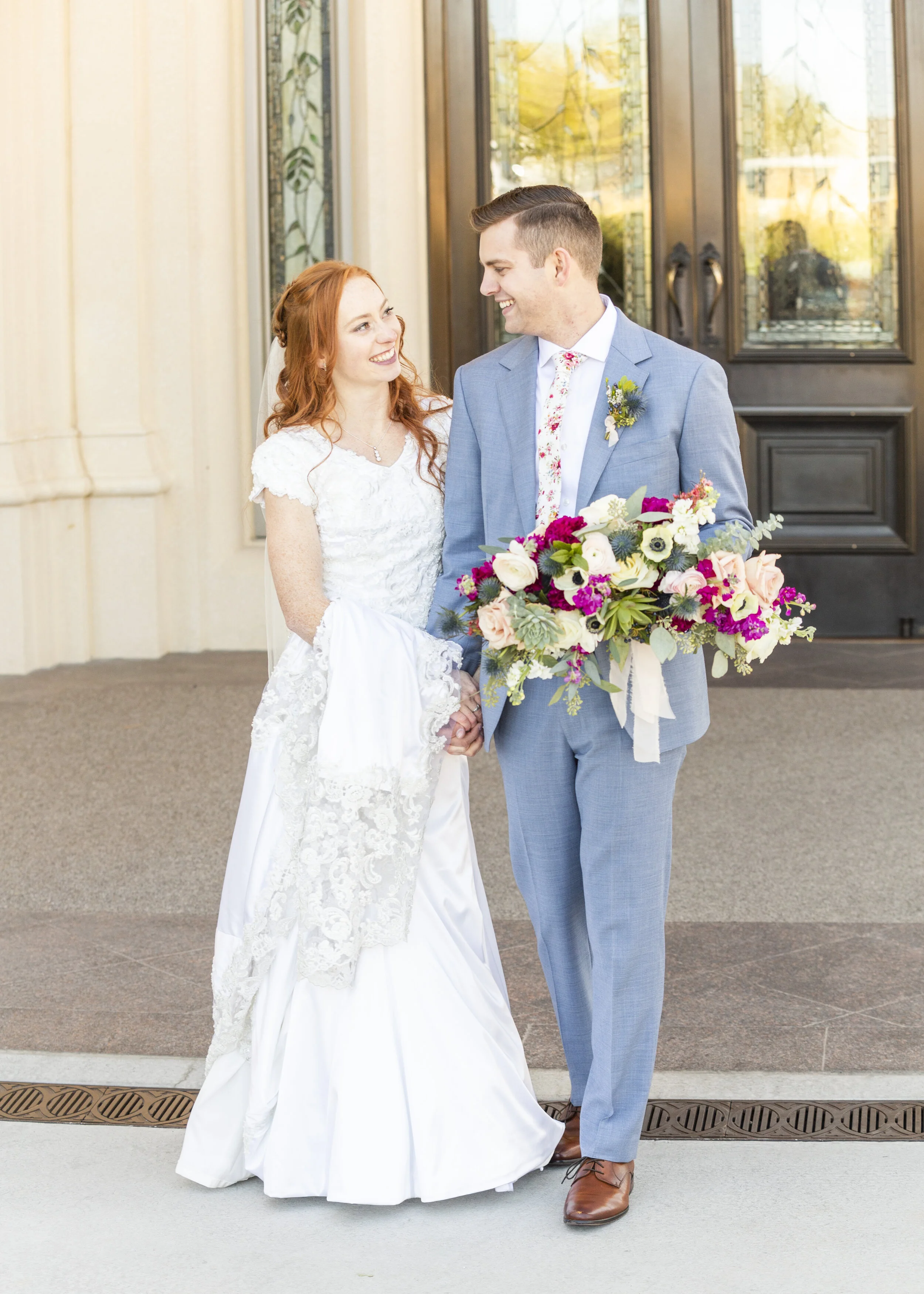  walking out of the temple just sealed for time and all eternity best friends for eternity wedding dress inspiration wedding dress goals summer wedding in utah summer wedding attire inspiration wedding day goals wedding inspiration lds wedding goals 