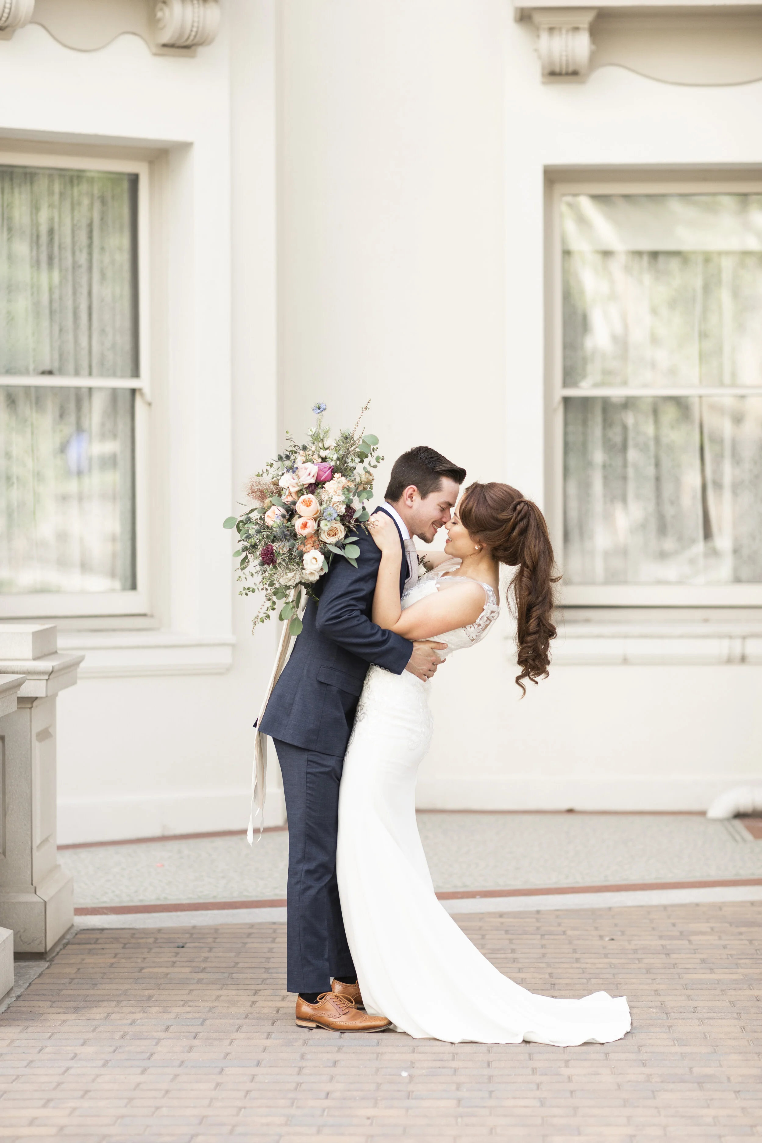  wedding hairstyle inspiration romantic up do for wedding inspiration wedding look inspiration wedding style goals big wedding bouquet inspiration romantic wedding dress inspiration classic black suit groom attire inspiration wedding attire inspirati