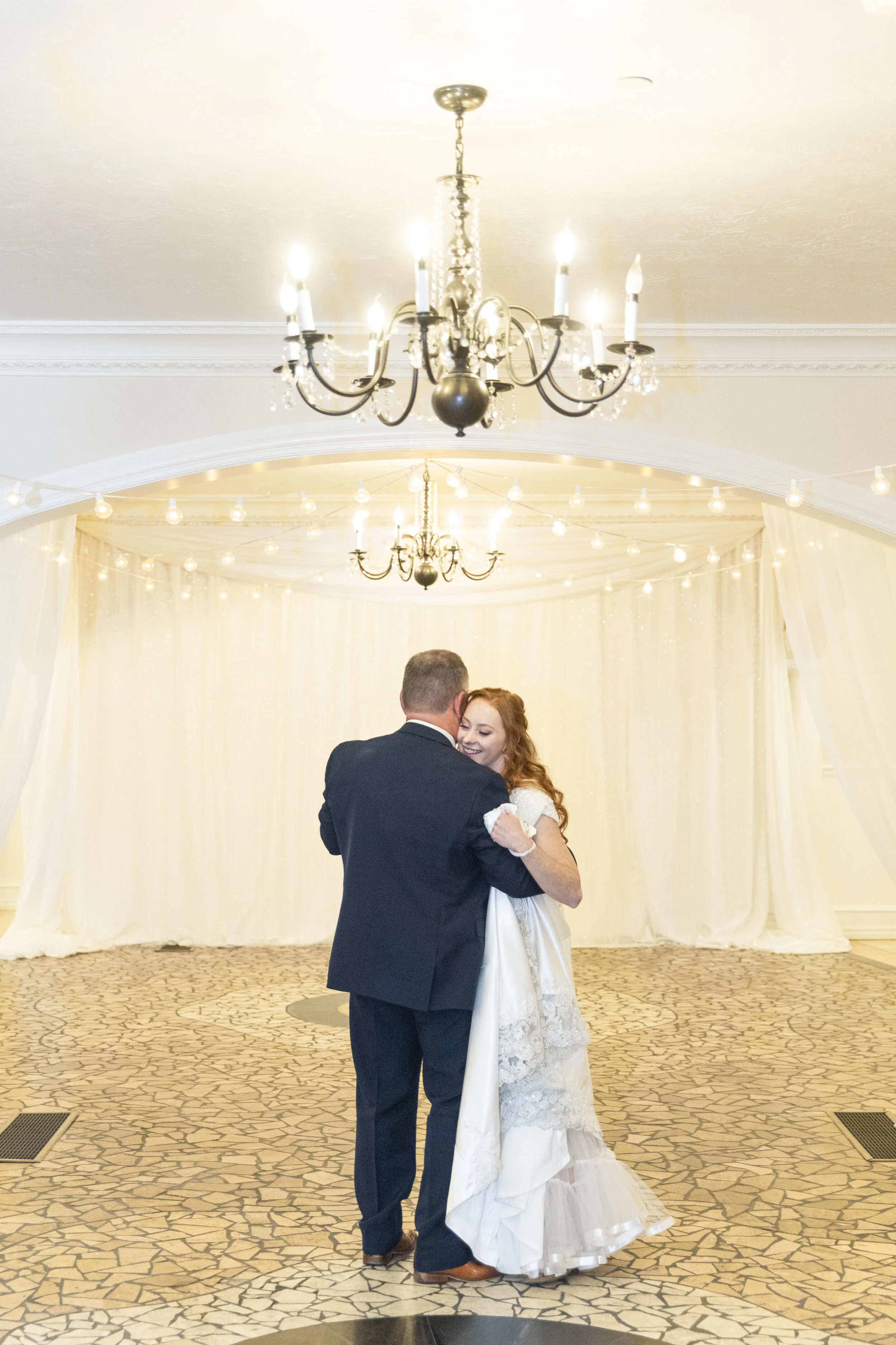  dancing with your father at your wedding pose inspiration sweet father daughter moment father daughter dance married off loving father and daughter dance moment captured forever families can be together forever mormon wedding reception goals and ins