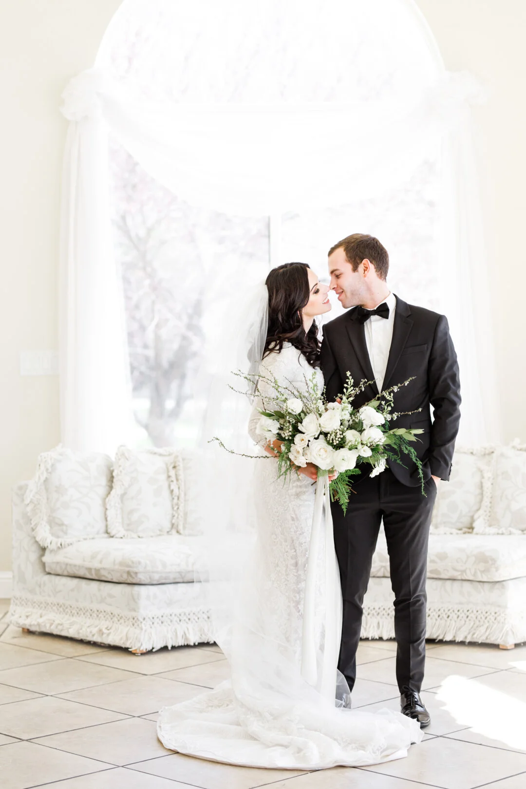  beautiful black and white wedding attire inspiration beautiful train ideas on how to style your wedding dress train in photo shoot classic wedding tux classic groom attire bridal aesthetic inspiration classic wedding style goals wedding inspiration 