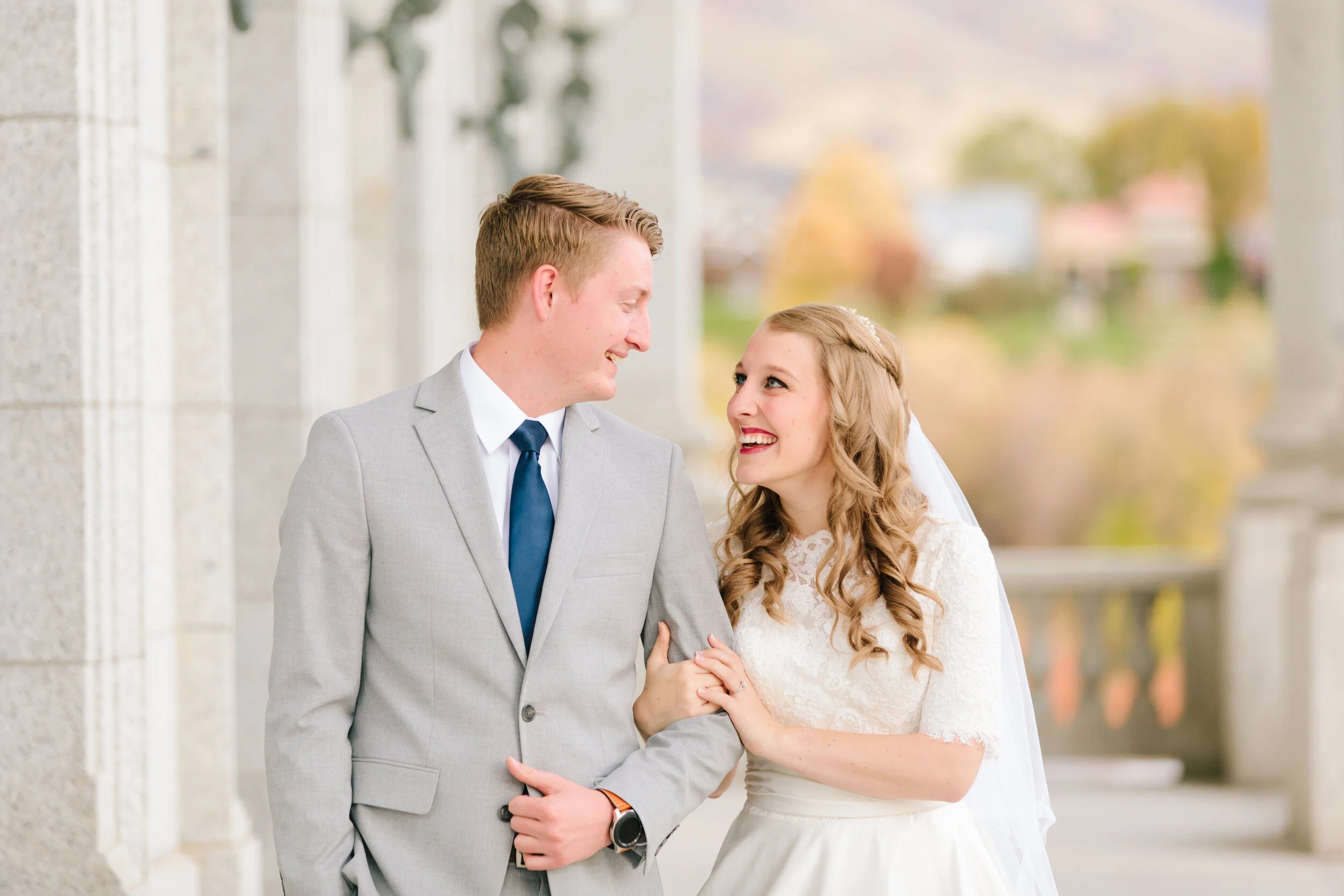  ready to start eternity together life partners wedding goals love is in the air elbow length sleeve wedding dress inspiration perfect for when the weather starts to change fall wedding attire inspiration fall wedding wedding hairstyle inspiration fo