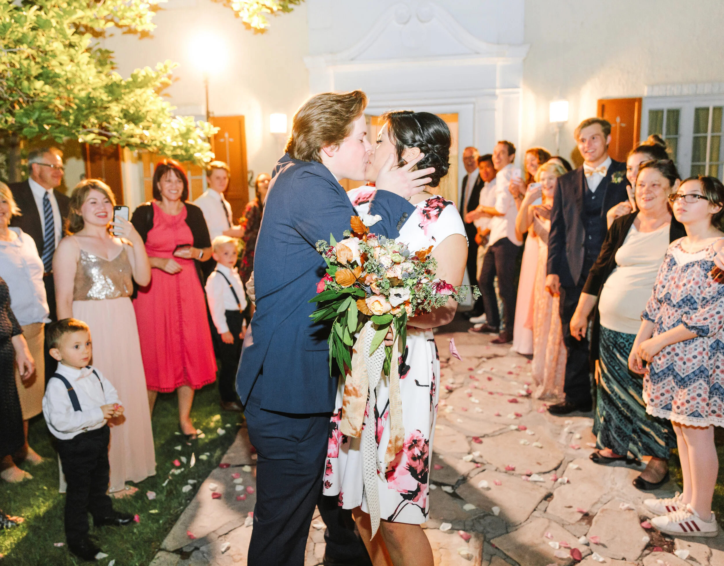  wedding reception send off kiss wedding reception guest lining the way sweet husband and wife moment newly weds wedding reception dress change inspiration bridal wedding reception goals beautiful send off wedding reception exit inspiration goals and