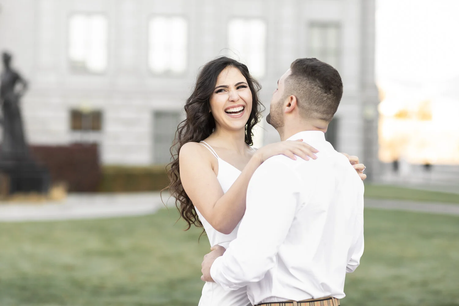Alice + Ben Engagements | Utah State Capitol Building