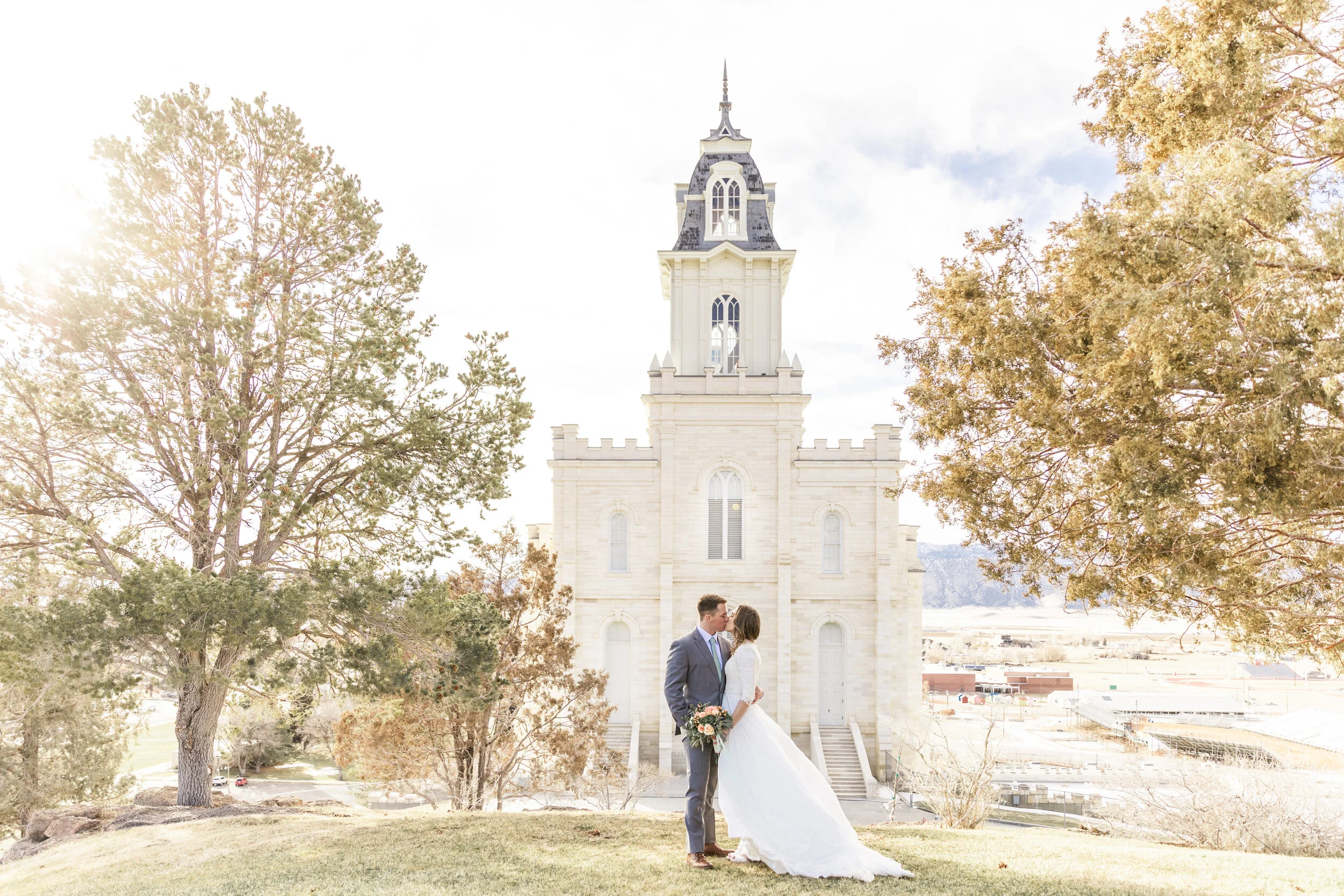 Jaylie + Colter Formals | Manti Utah Temple 