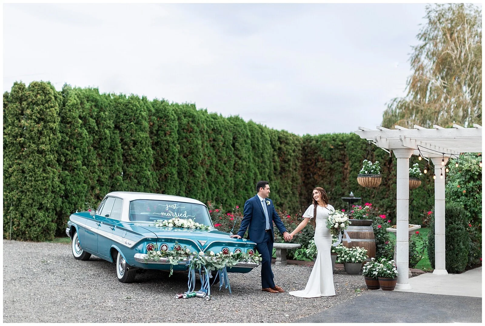 Elegant Tri-Cities Wedding - Romantic Reception at the Bella Fiori Gardens in Kennewick, Washington