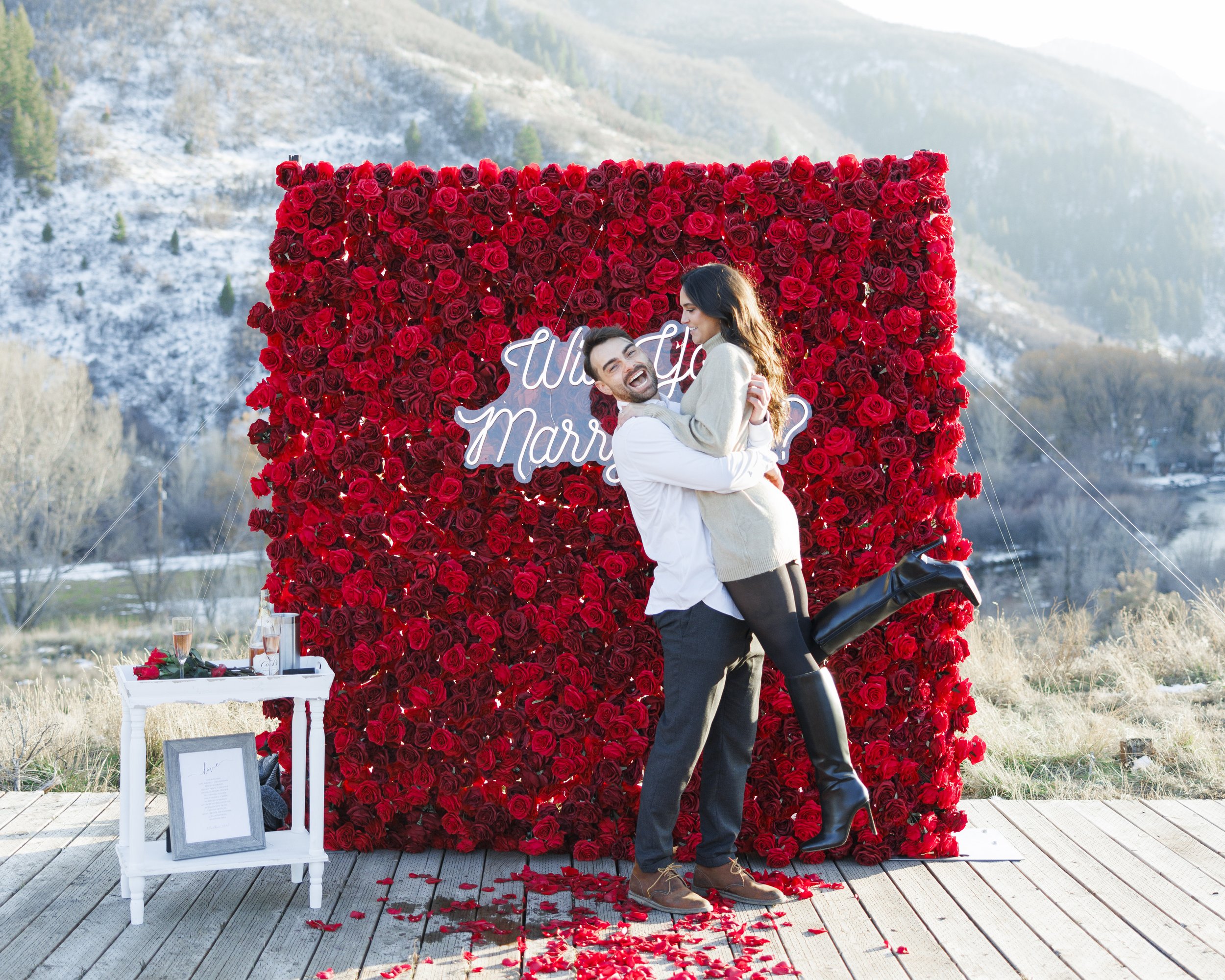  Savanna Richardson Photography captures a man lifting up his girlfriend after she said yes during a proposal. proposal set up #SavannaRichardsonPhotography #Proposal #proposalphotography #ProProposalCompany #engaged #engagementphotography 