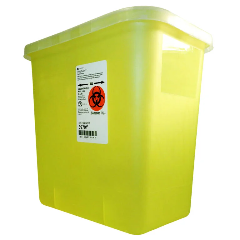 COVIDIEN 8970Y 8QUART SHARPSSAFETY CONTAINER — ECS Cares