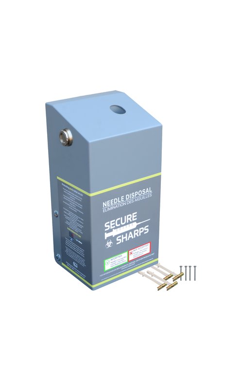 Secure Needle Disposal Replacement Container, 1 Quart - Drain-Net  Technologies
