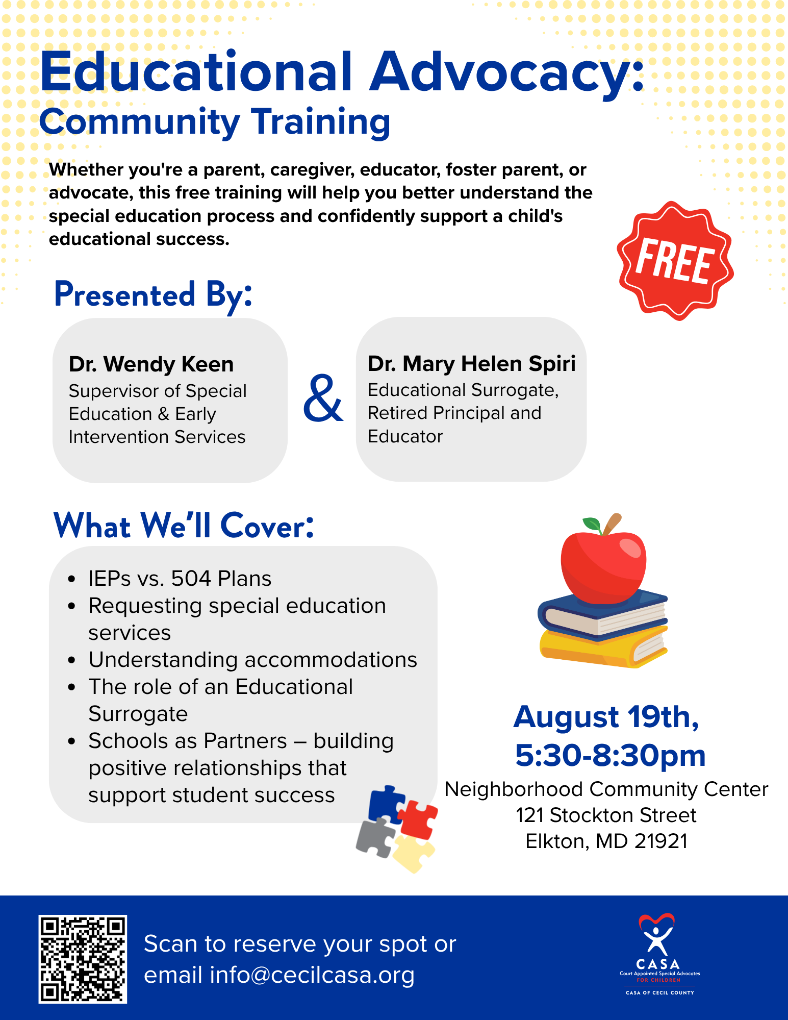 Educational Advocacy Training