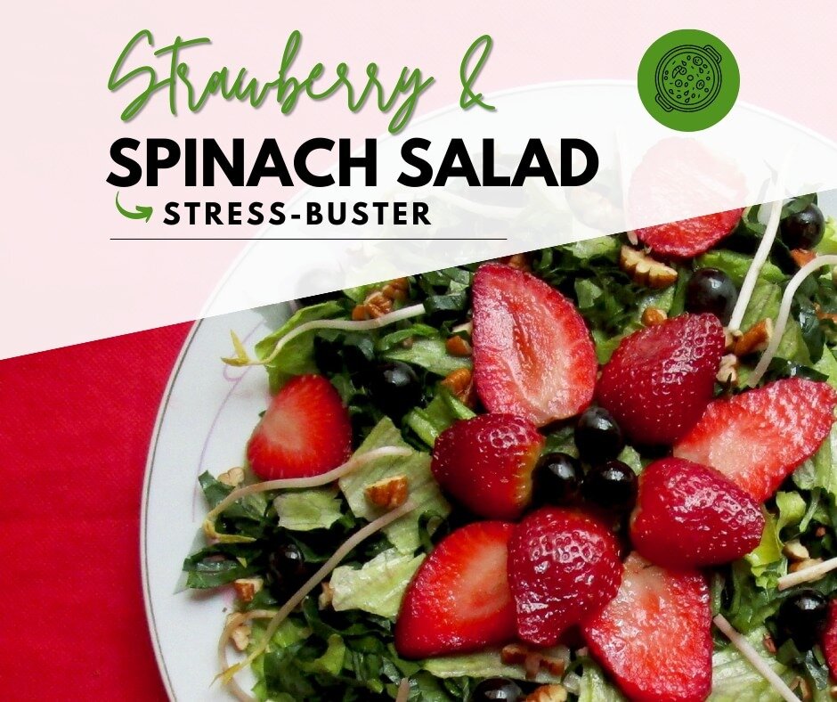 🥗Feeling stressed? Research suggests that magnesium can help your body cope better.

Some of the top food sources of magnesium are leafy greens, nuts, and cacao&hellip; and this recipe has all three!

👉TIP: This makes for a delicious light lunch, b