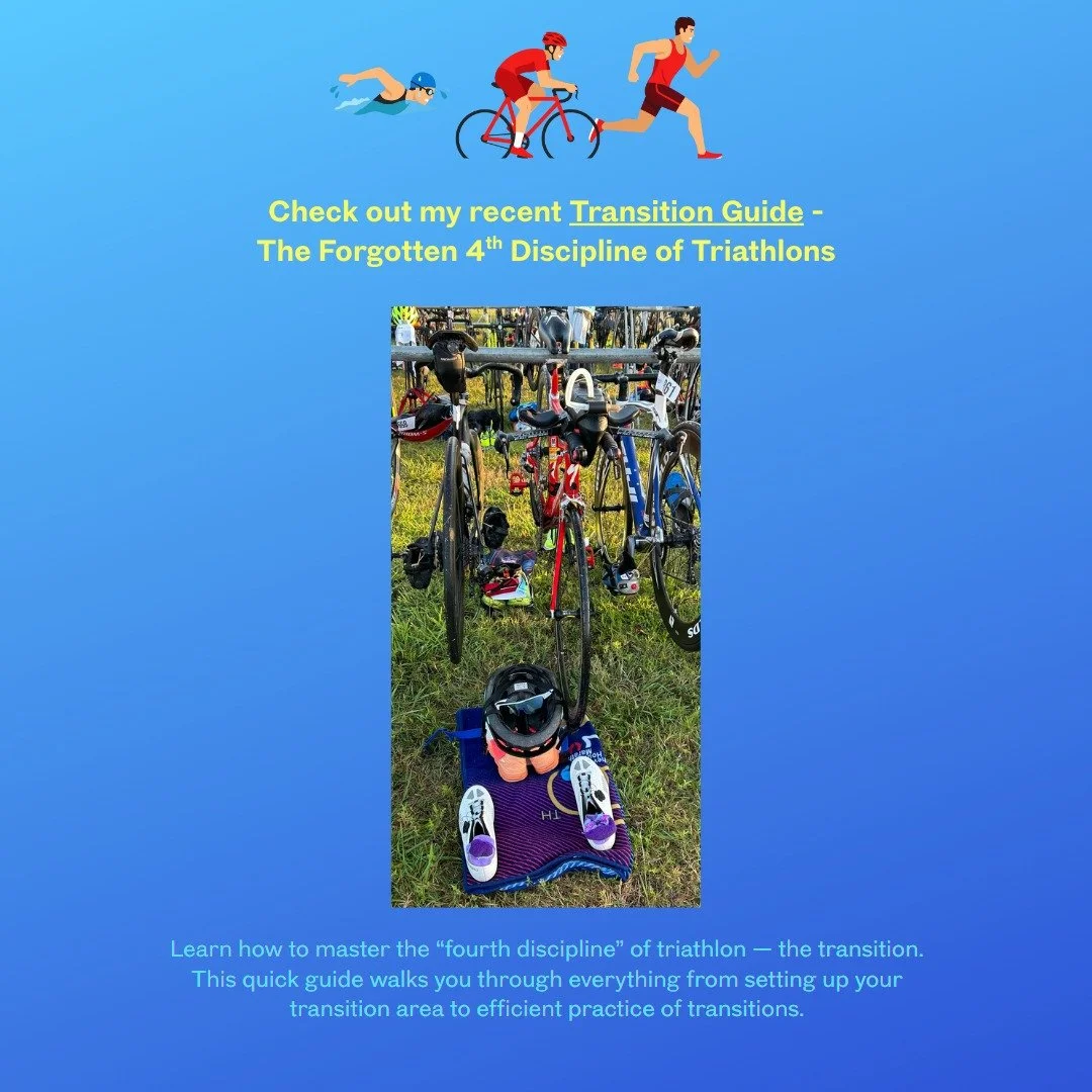 Ever felt frazzled in T1 or T2? 😅 You&rsquo;re not alone! I put together a simple Triathlon Transition Guide to help you organize, prepare, and flow through race day like a pro. 🏊&zwj;♀️🚴&zwj;♀️🏃&zwj;♀️
👉 Download it now &ndash; link in bio!
.
.