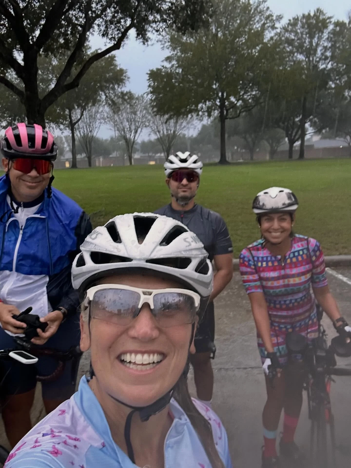 A little rain, oh wait a lot of rain didn&rsquo;t stop us. You never know what race day will be like. 
So happy I was able to ride with friends since the cyclocross clinic was cancelled. Guess I&rsquo;ll just be learning and &ldquo;racing&rdquo; at t