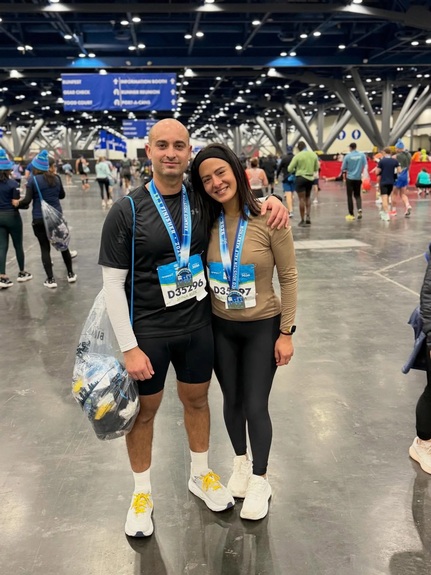 4 runners crossed the finish line yesterday 🥳. Three ran the half marathon and one completed her first marathon. 
So proud of them all. After a few days off it&rsquo;s back to training as two of them are prepping for IMTX 70.3 and one is go to do Ea