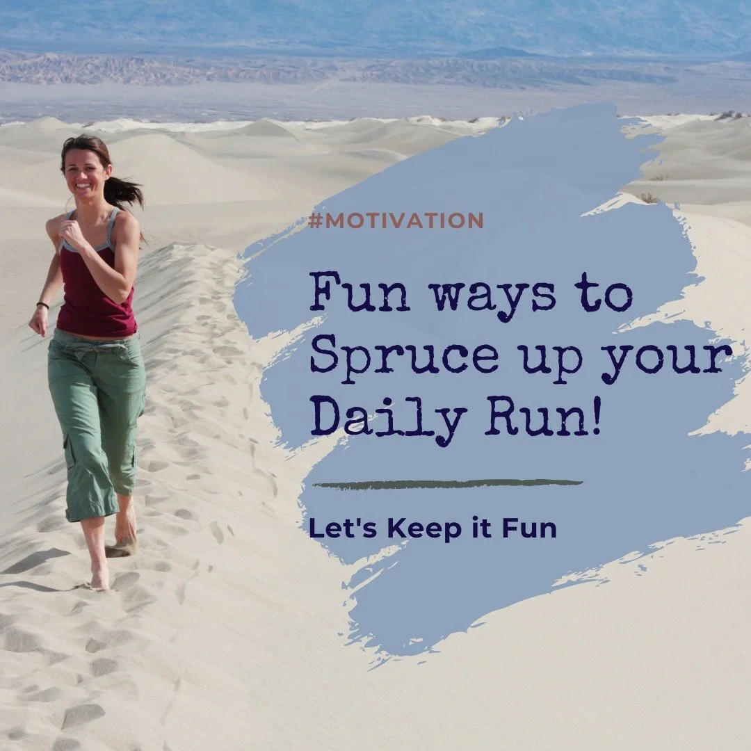 Do you get bored with just going out for a run? Maybe it's time to spruce them up, here are a few ideas to help make running more fun! 😀

✅ Mix in some strength fun! To break up a run, try adding a strength move at each mile mark. something like 10 