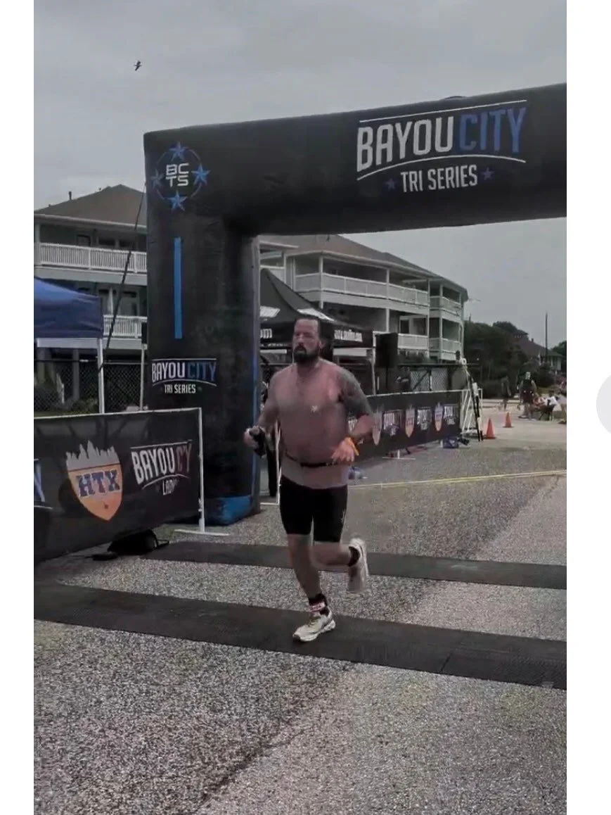 #medalmonday 

Huge accomplishments by these two over The Weekend. @tevanlandingham last minute let a friend convince him to sign up for @bayoucity_triathlon Sylvan Beach triathlon - Olympic distance. This was his first triathlon and first OwS!!! Fro