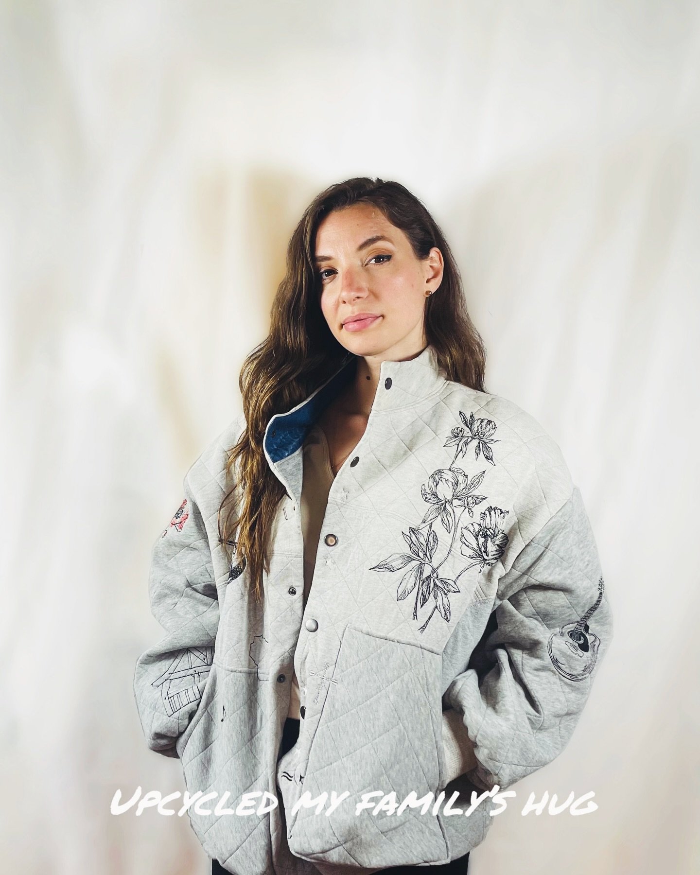 My Mother’s Day girt to myself was a whole lot better than what the kids gave me… the stomach bug π₯΄ Thankfully, I had this hand-crafted profoundly meaningful jacket that feels like a warm embrace from my family—my mom, dad, who I
