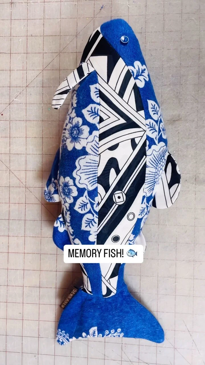 Did you guess it??? π Old Shirts β‘οΈ Adorable Memory Fish! πβοΈ
Want one? Custom orders open! DM me or visit my site!
DIY lovers: Grab the fish pattern on my website! Link in bio!
#fyp #upcycle #smallbusiness #foryou #handmade #foryourpage #sewing