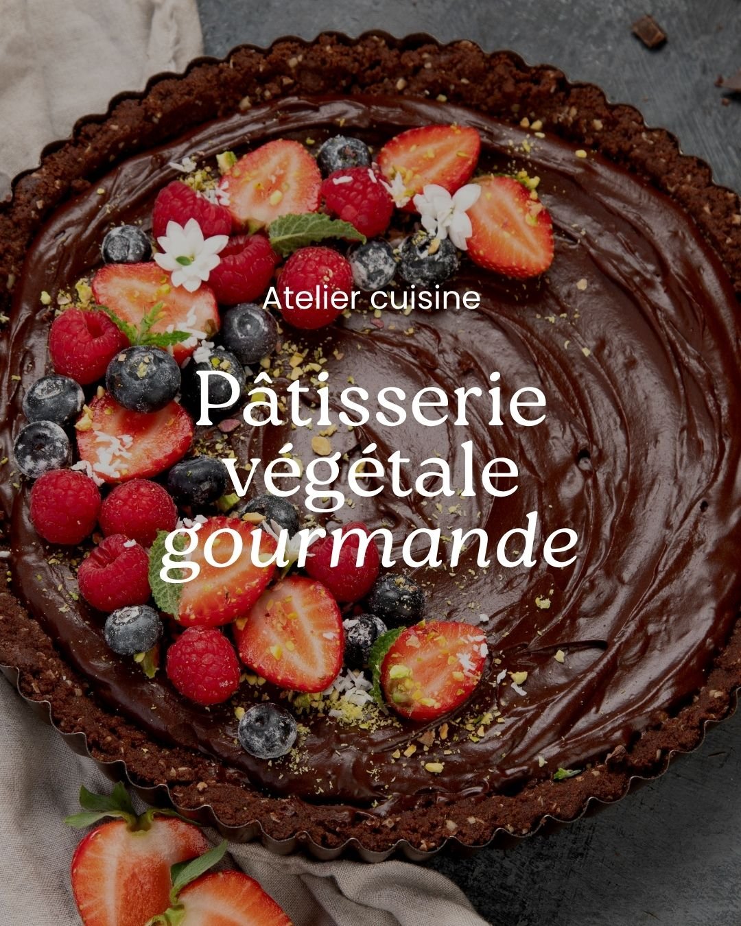Pâtisserie végétale gourmande