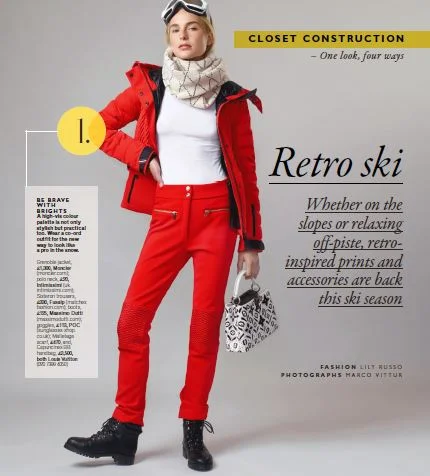 One Look, 4 Ways: Retro Ski