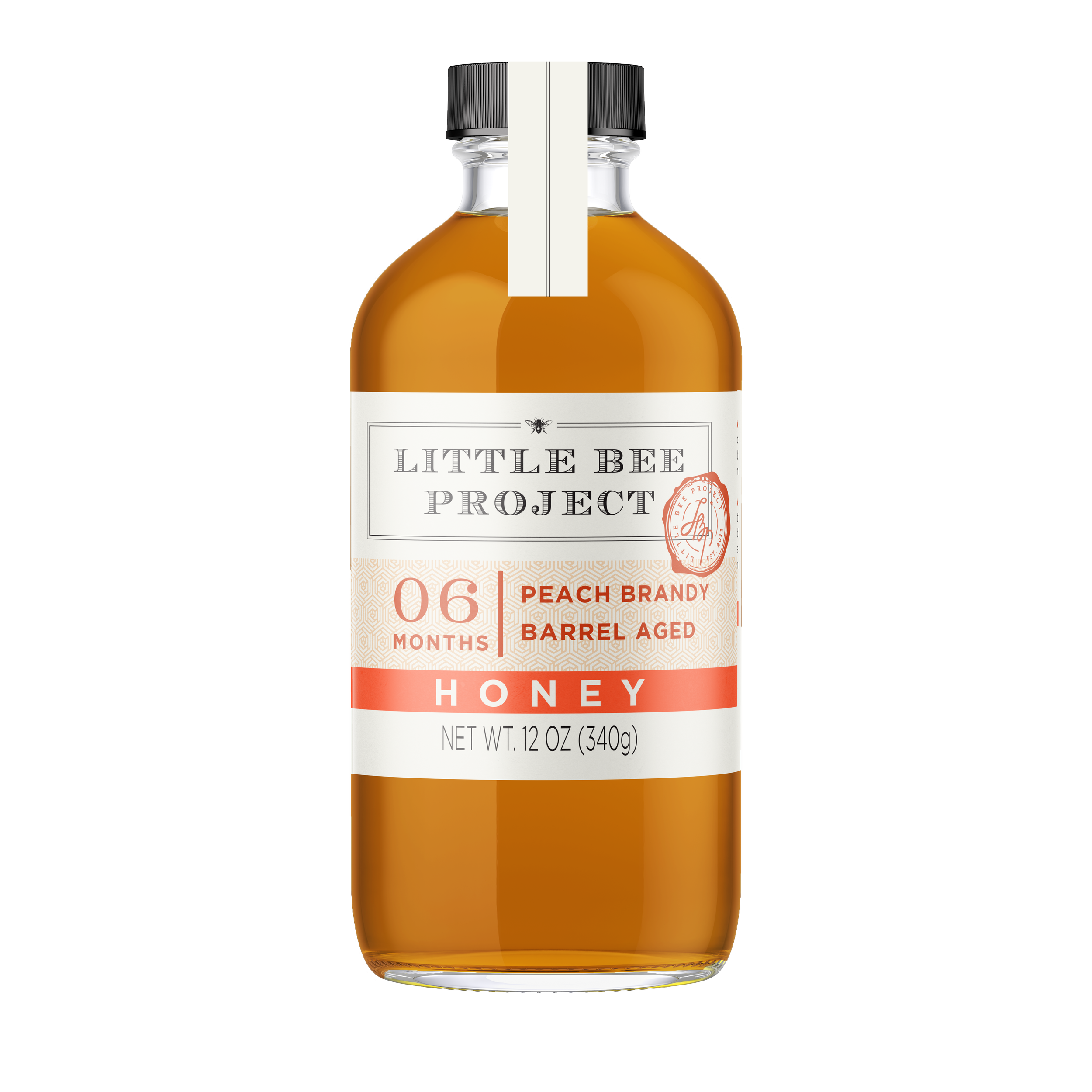 | Peach Brandy Barrel Age | 6 Mo. Peach Brandy Barrel Aged Honey