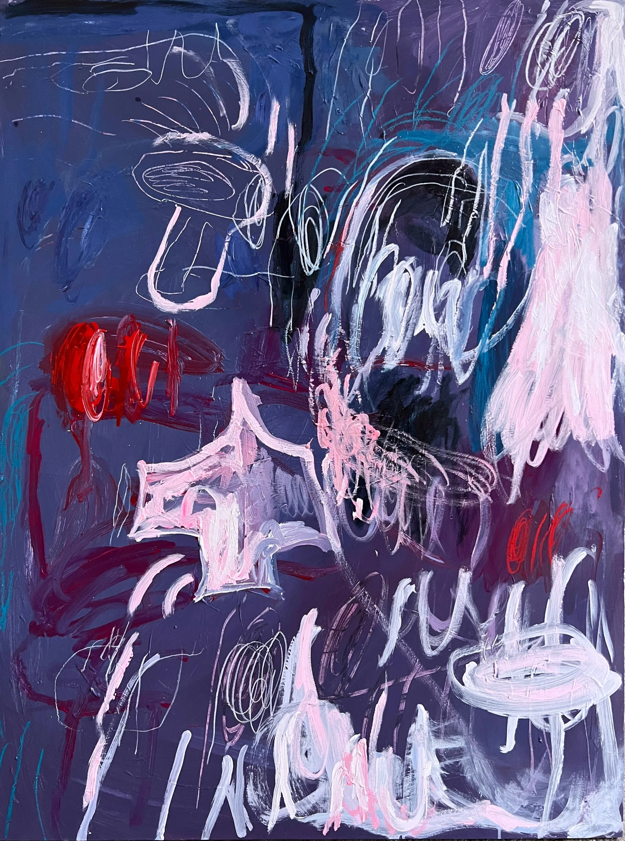  IN MY HEART OF HEARTS 130 × 97 CM 2024 