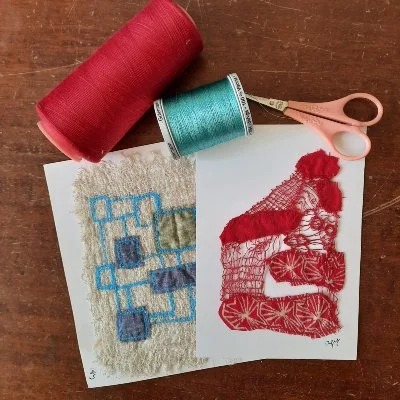 Free motion embroidery workshop
