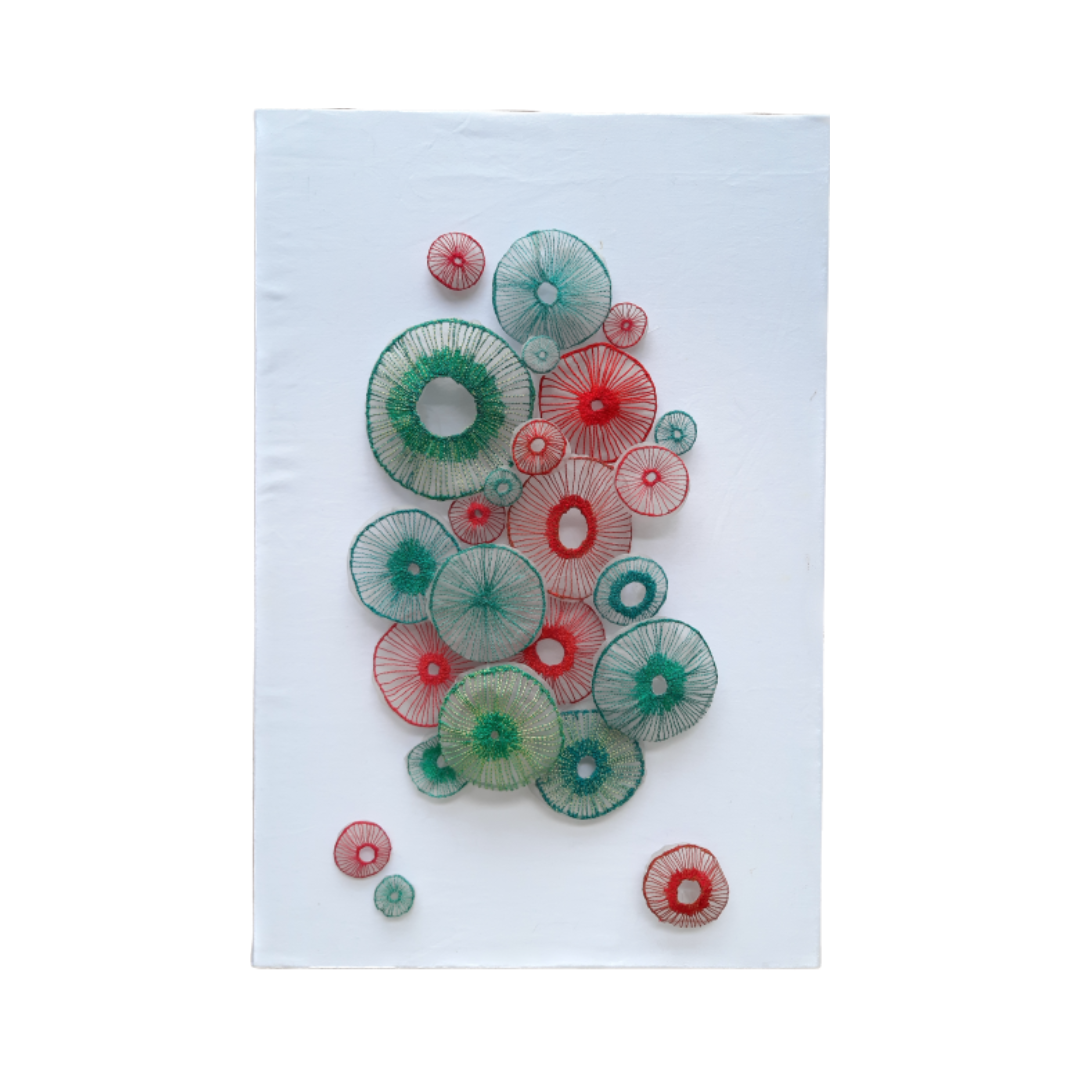 Textile coral sculptures, textile artist, Agatha Lee 'Agy'