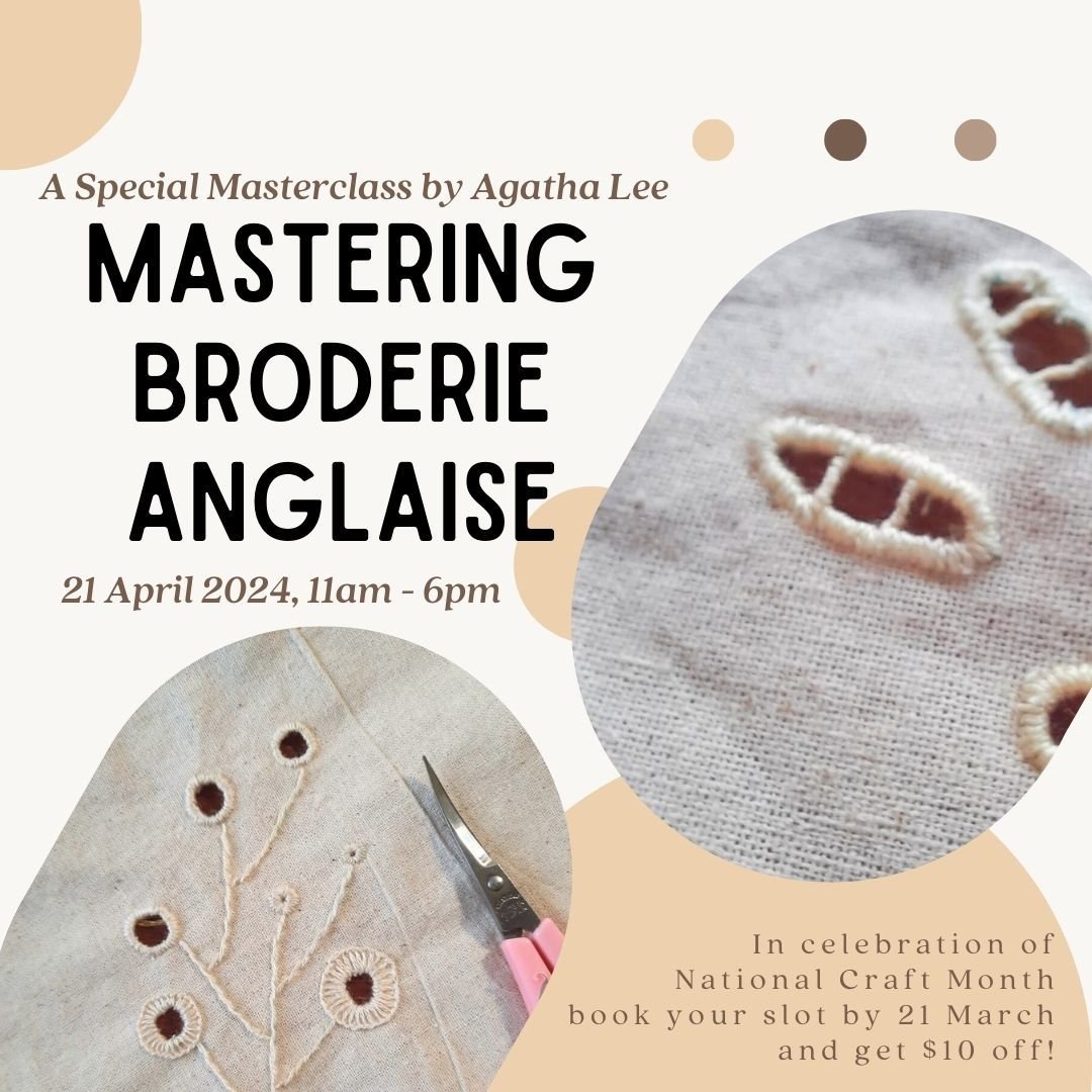 Broderie Anglaise Masterclass with Agy