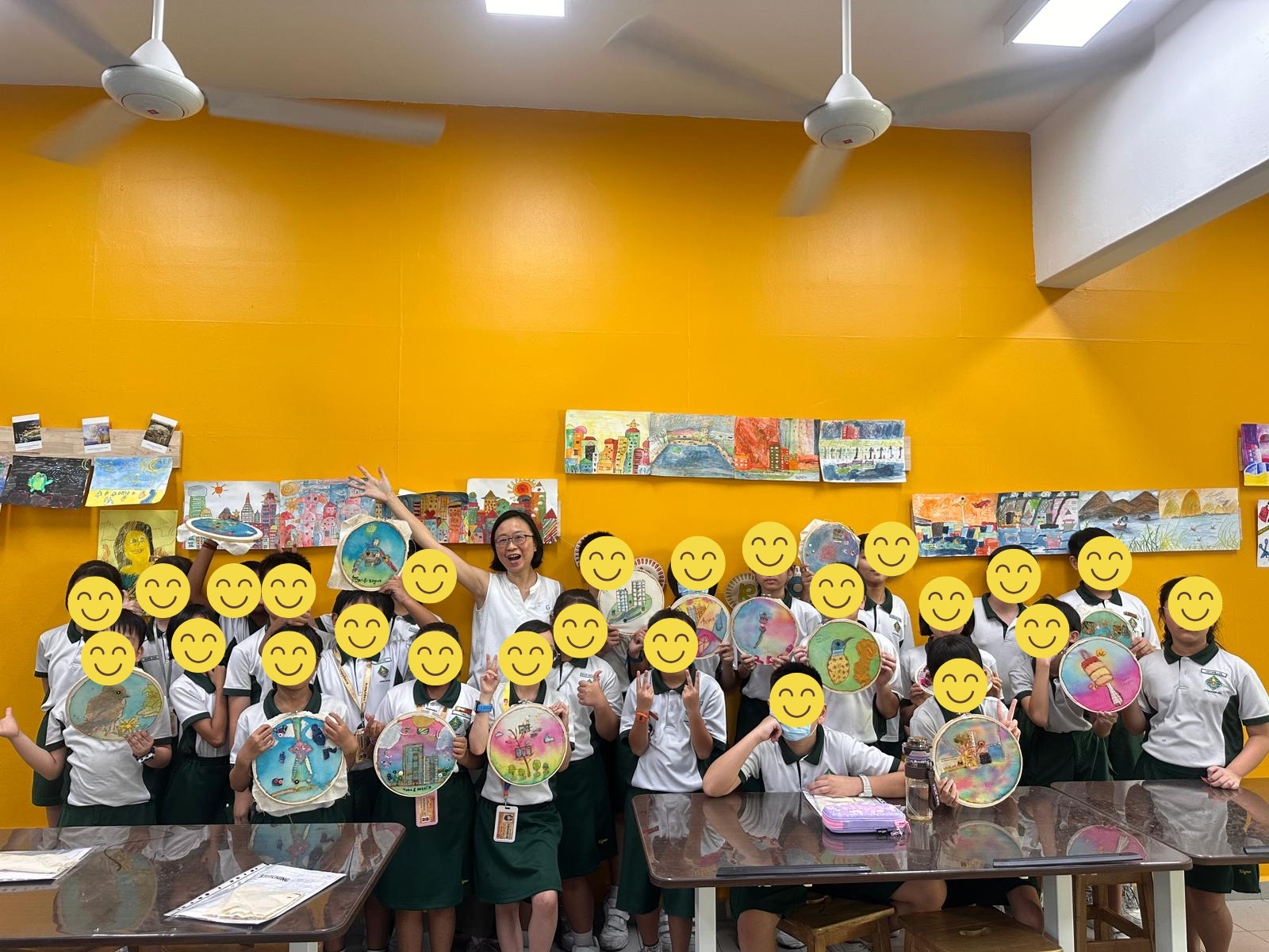 Singapore Textile Art Workshop in School