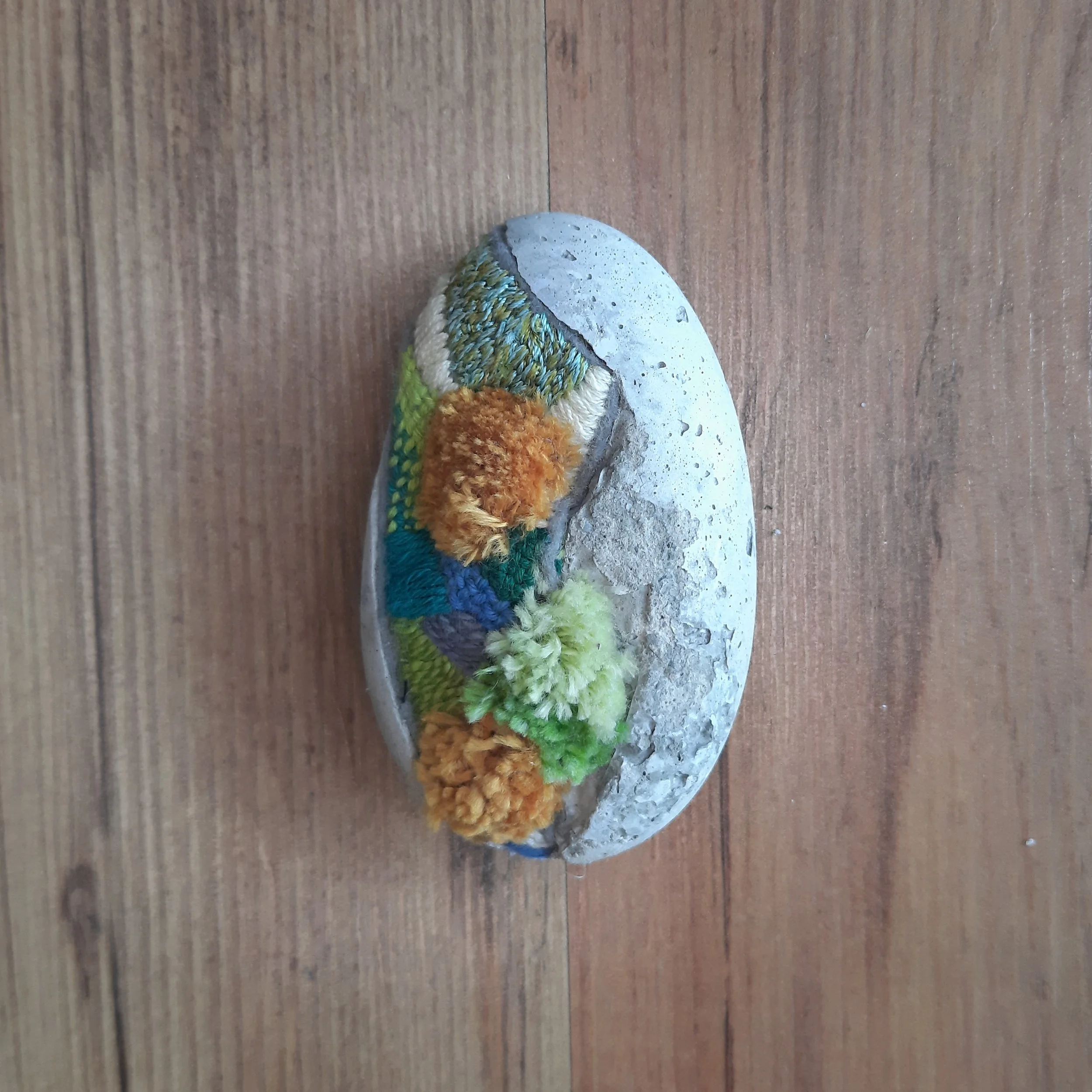 Concrete fiber art by Agy