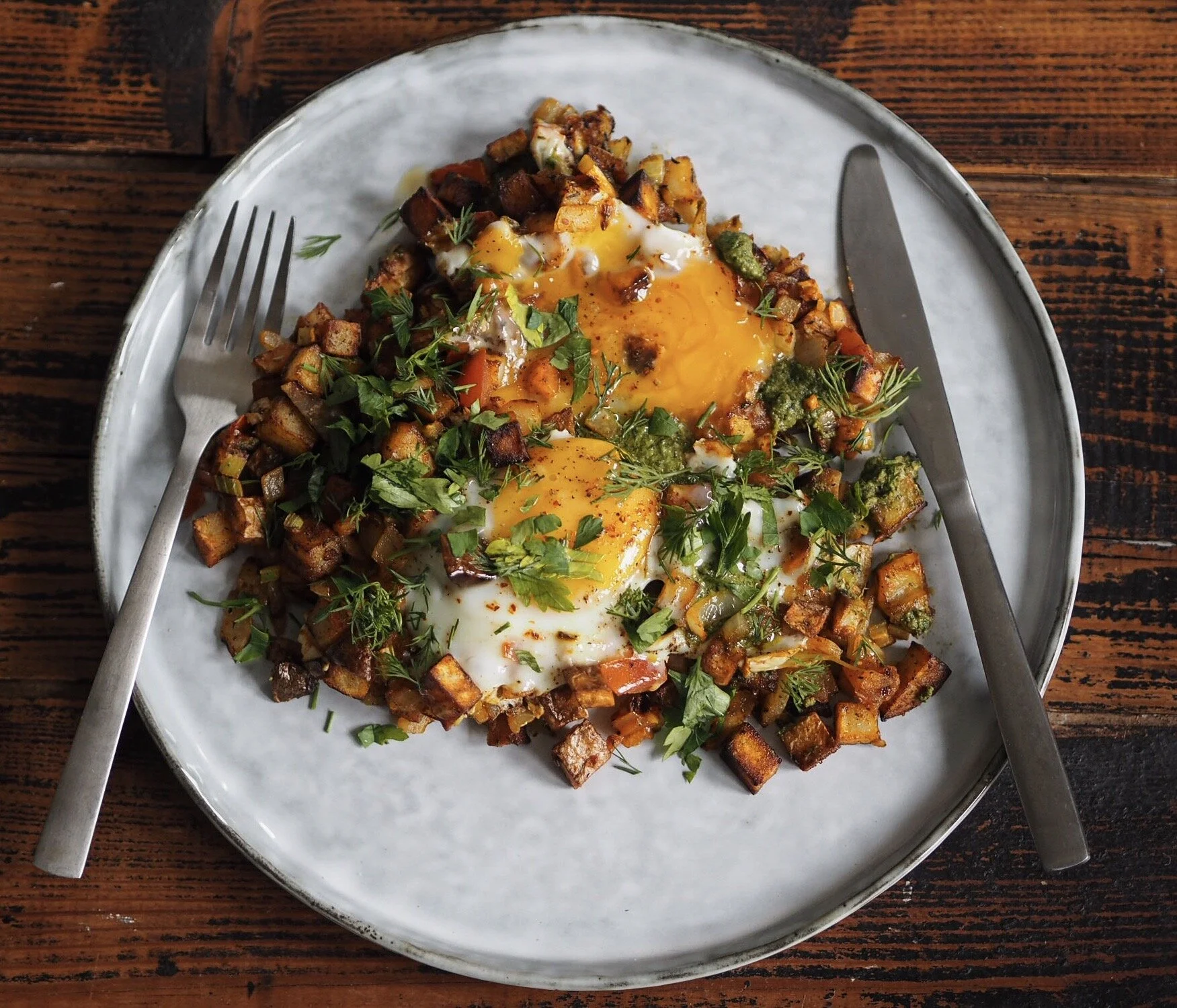 Leftover breakfast