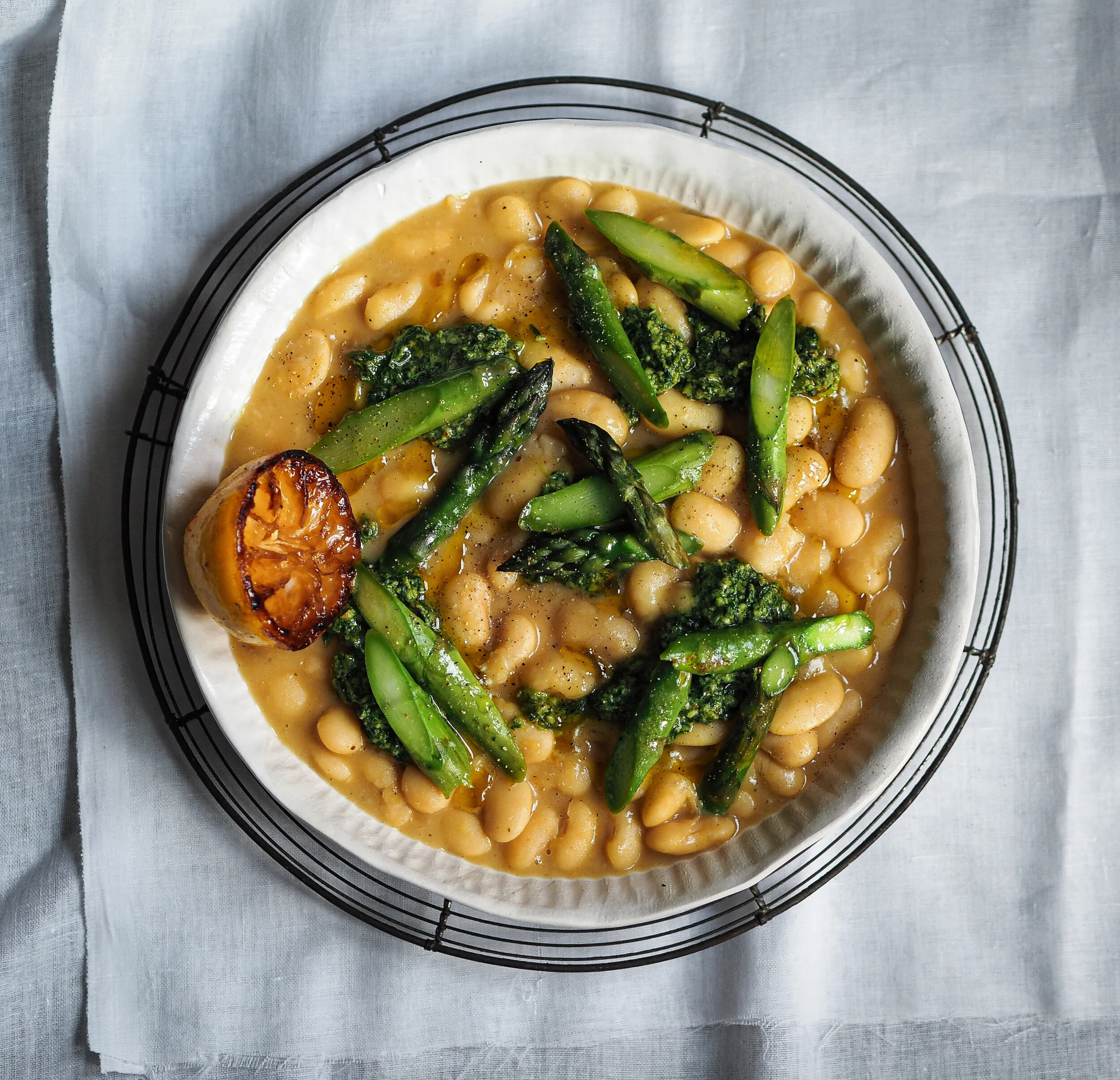 Cacio e Pepe beans - spring edition with Bold Bean Co