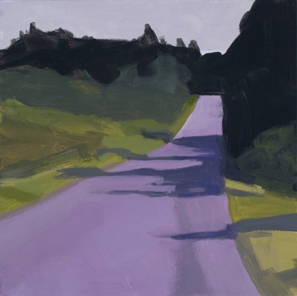    The South Road , 2015   Acrylic on panel  8 x 8 inches 