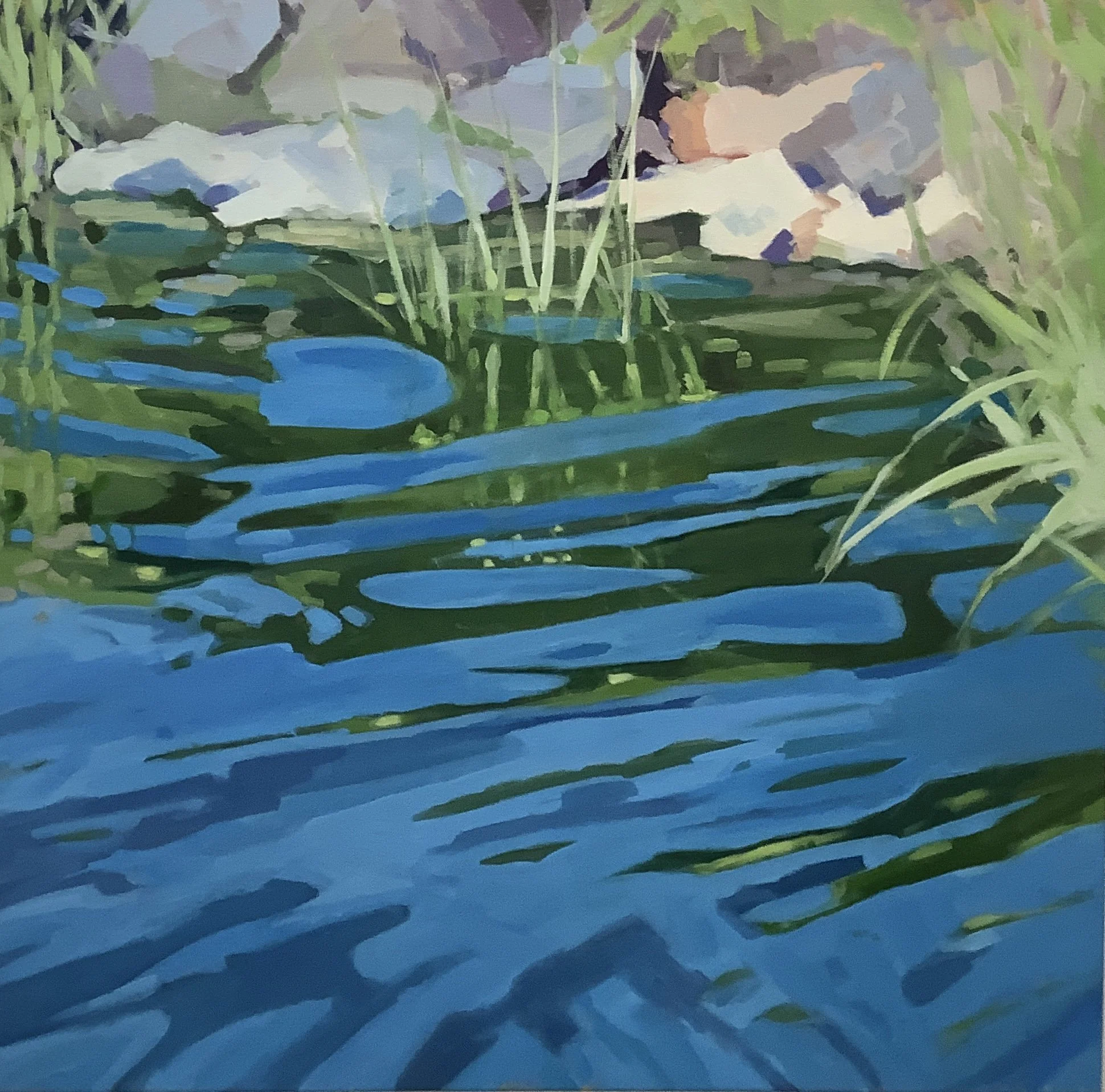    Name to come    Oil on linen  30 x 30 inches 