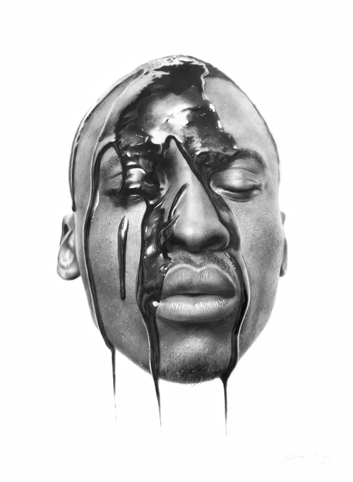 THE MACHINE MAN 3 , pencil drawing on paper, 2019. AVAILABLE