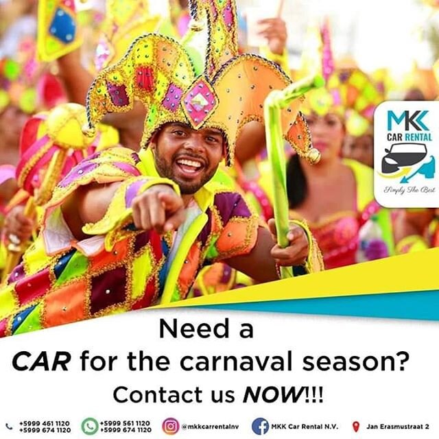 Are you ready for the carnaval season? Do you need a rental car to drive around?🚗🇨🇼🥳 Contact us at: +5999 461-1120

Photo by Cura&ccedil;ao Tourist Board🇨🇼
&bull;
&bull;
&bull;
#mkkcarrental #curacao #carrental #ready #carnaval2020 #carnaval #s